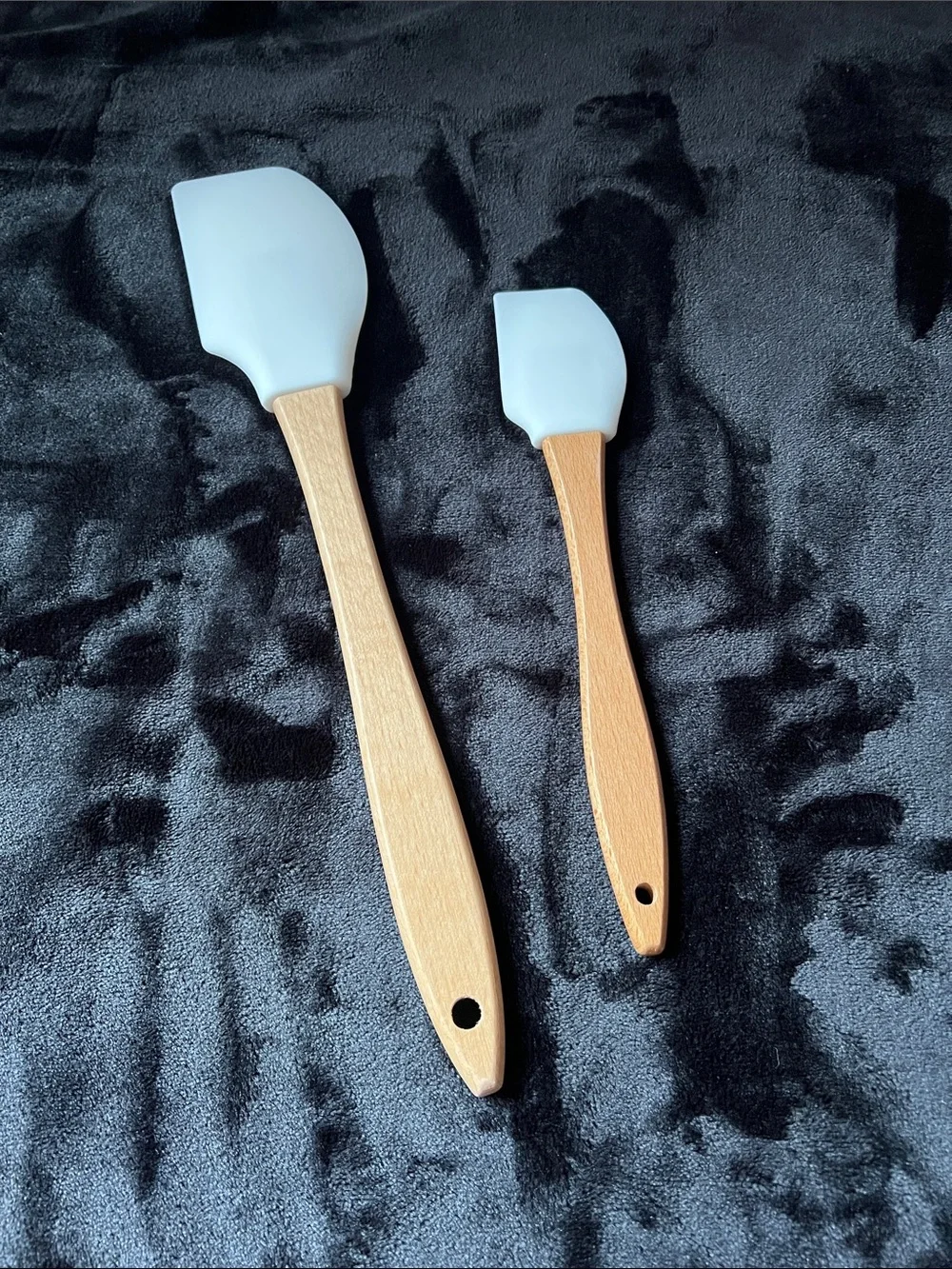 Ciroa White Silicone Spatula Set with Pink Accent